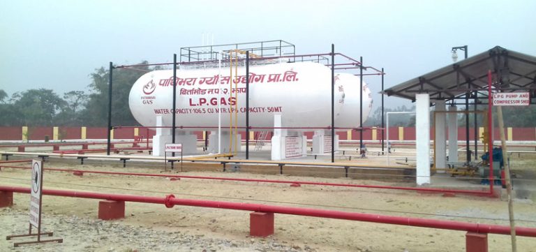 झापामा नयाँ ग्यास उद्योग