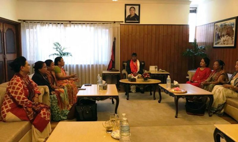 सरकारमा ३३ प्रतिशत महिला सहभागिता माग