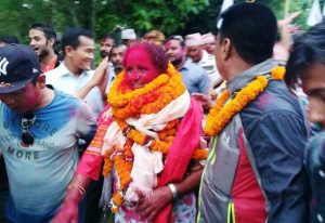 लक्की ड्र मार्फत एमालेकी मेनुका काफ्ले विजयी