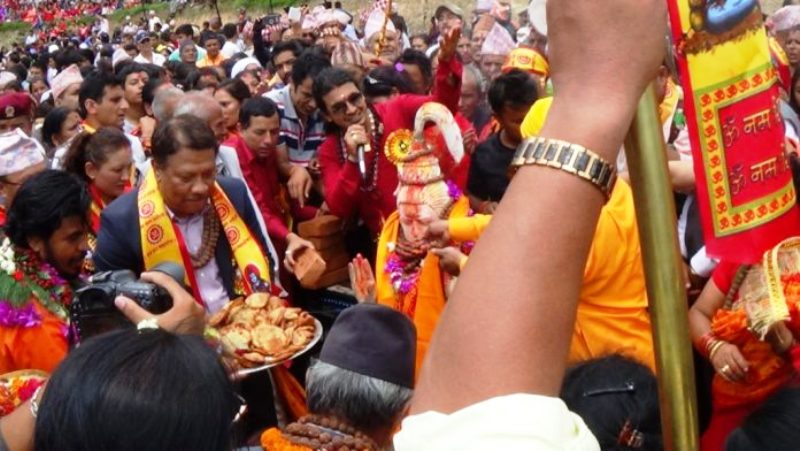 १०८ फिट अग्लो महादेव मुर्तिको सिलान्यास