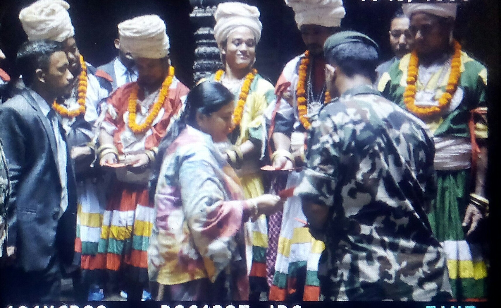 राष्ट्रपतिद्वारा भक्तपुर नवदुर्गाको पुजा तथा प्रसाद ग्रहण