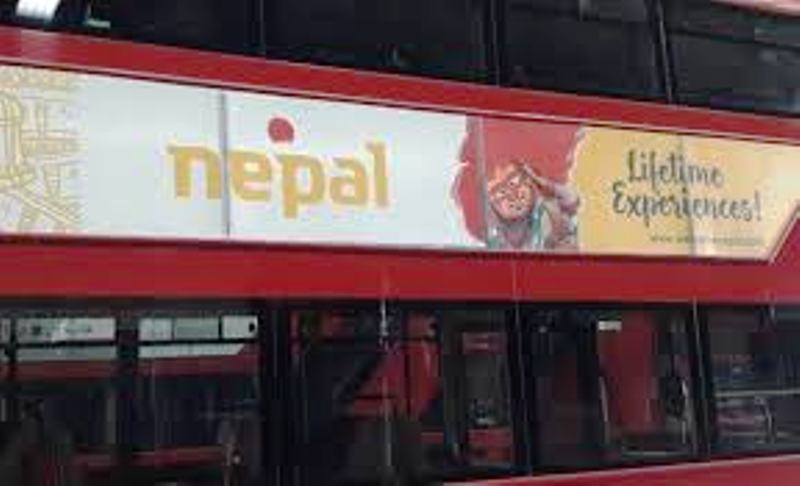 लण्डनका ६० बसमा नेपाल प्रवर्द्धन
