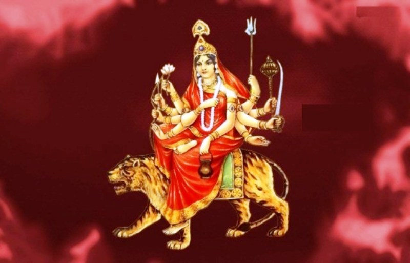 बडादशैंको तेस्रो दिन : आज चन्द्रघण्टाको आराधना