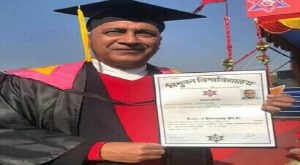 नेपाली जनताका लोकप्रिय नेता भण्डारी पिएचडि उपाधिबाट दीक्षित