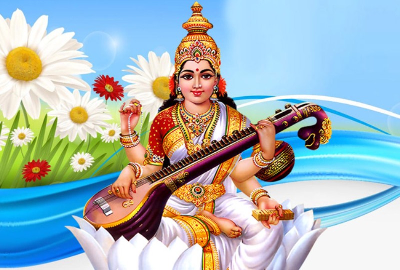सरस्वतीको पूजा आराधना गरी श्रीपञ्चमी मनाइँदै