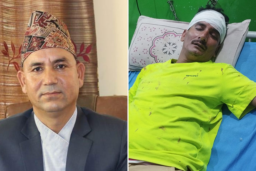 शिखर नगरपालिकाका मेयरले कुटे आफ्नै स्वकीय सचिव