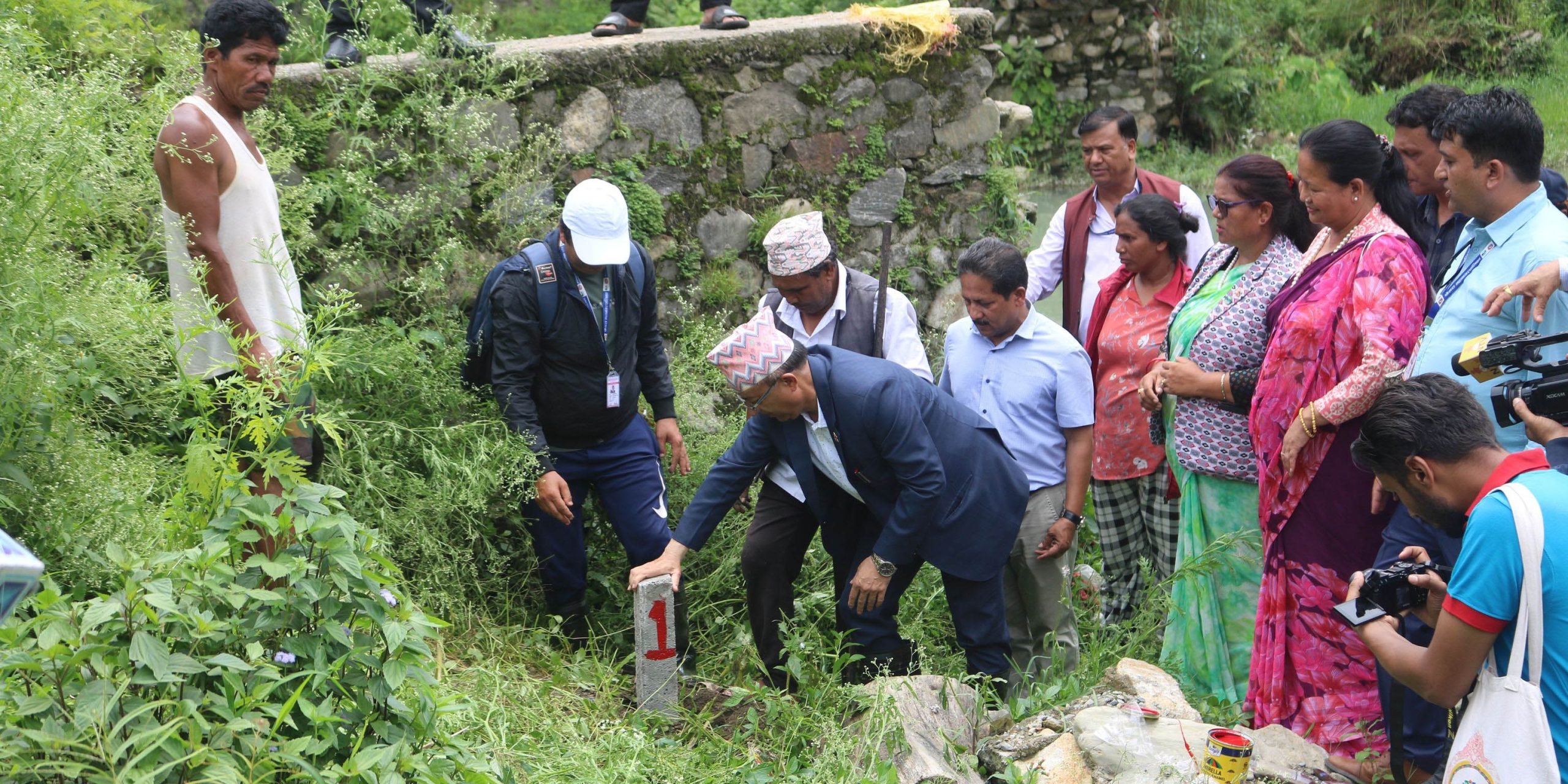 पोखराको फिर्के खोलाको सीमांकन अन्तिमचरणमा, गाडियो पाँच सय पिल्लर