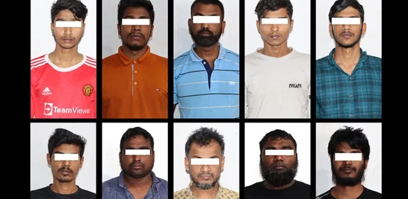 भिसा सकिएर पनि बसिरहेका १० बङ्गलादेशी नागरिक पक्राउ