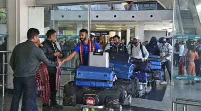 नेपाली क्रिकेट टोली स्वदेश फर्कियो