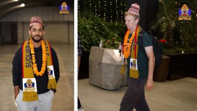 नेपाल आइपुगे सुदूरपश्चिम रोयल्सका जेब र कुगेलेइन