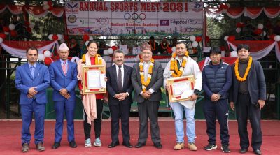 एरिका र कुशललाई रेडियन्ट रिडर्सको सम्मान