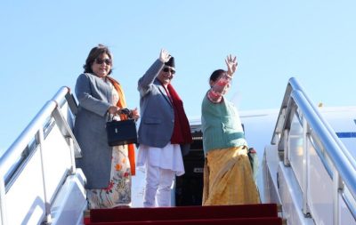 चीनको चार दिने भ्रमण सम्पन्न गरी प्रधानमन्त्री ओली स्वदेश प्रस्थान