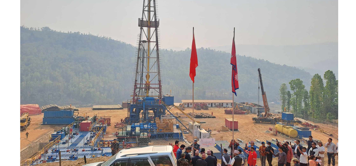 पेट्रोलियम अन्वेषणको ड्रिलिङ अन्तिम चरणमा