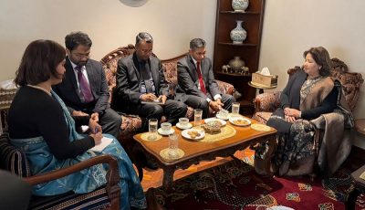परराष्ट्रमन्त्री राणा र भारतका अतिरिक्त सचिव महावरबीच भेटवार्ता