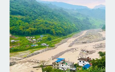 मेलम्चीमा बाढी आएसँगै काठमाडौंमा पानी आपूर्ति बन्द