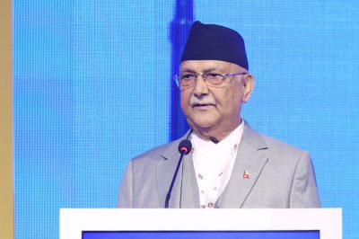 पृथ्वी, हिमाल र महासागर जोगाउन सगरमाथा संवाद : प्रधानमन्त्री ओली