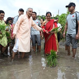राष्ट्रपति पौडेल रोपाइँ कार्यक्रममा सहभागी