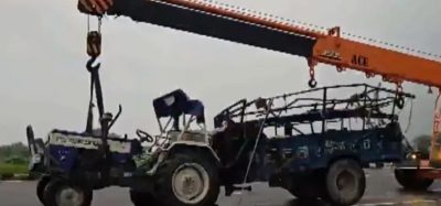 ट्रक–ट्रयाक्टर ठक्करमा आठको मृत्यु, ४५ घाइते