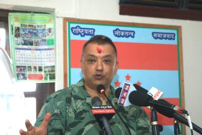 व्यक्तिको गल्ती पार्टीले जिम्मा लिँदैन : महामन्त्री थापा