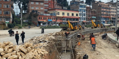 अरनिको राजमार्ग : साँगा–धुलिखेल सडक स्तरोन्नति तीव्र