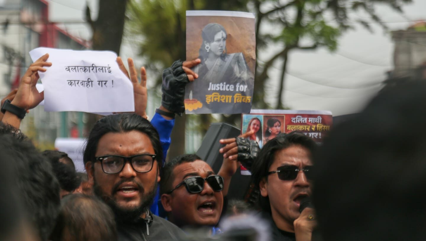 इनिशा विक हत्या प्रकरण : काँकरभिट्टामा विरोध प्रदर्शन